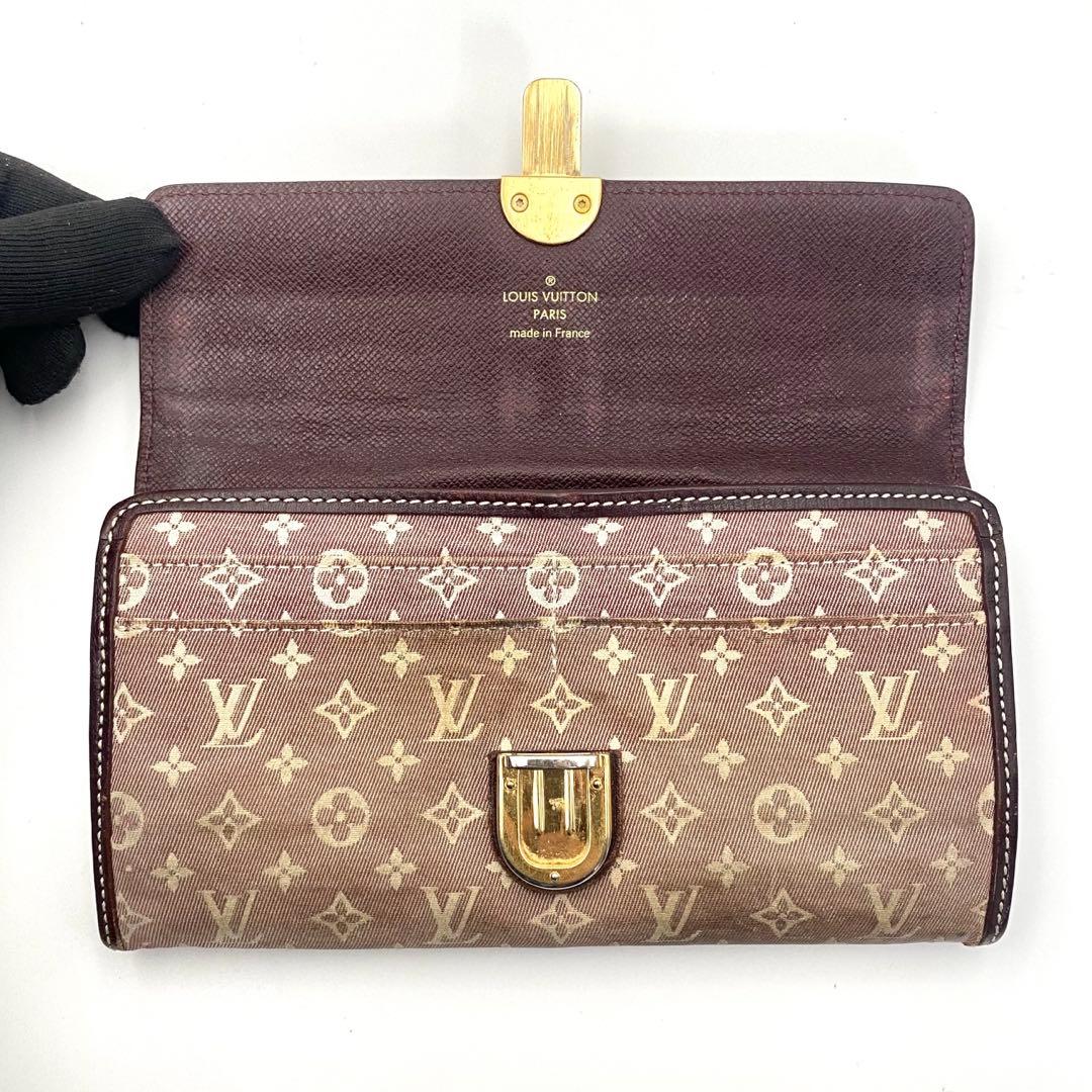 ルイヴィトン モノグラム イディール ポルトフォイユ サラ 長財布 セピア