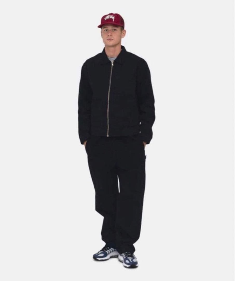 ジャケット・アウター Stussy zip work jacket overdyed