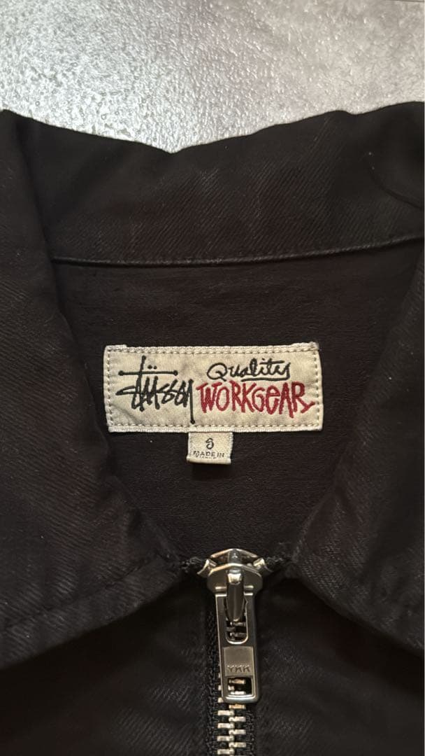 ジャケット・アウター Stussy zip work jacket overdyed