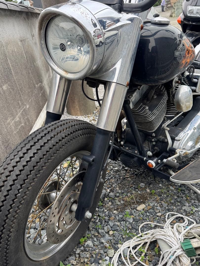 ハーレー　ソフテイル　ツインカム　書類無し　パーツ　部品取り　キャブ　車両ごと