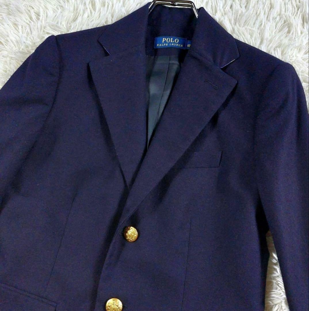 ラルフローレンネイビー テーラードジャケット ゴールドボタン
