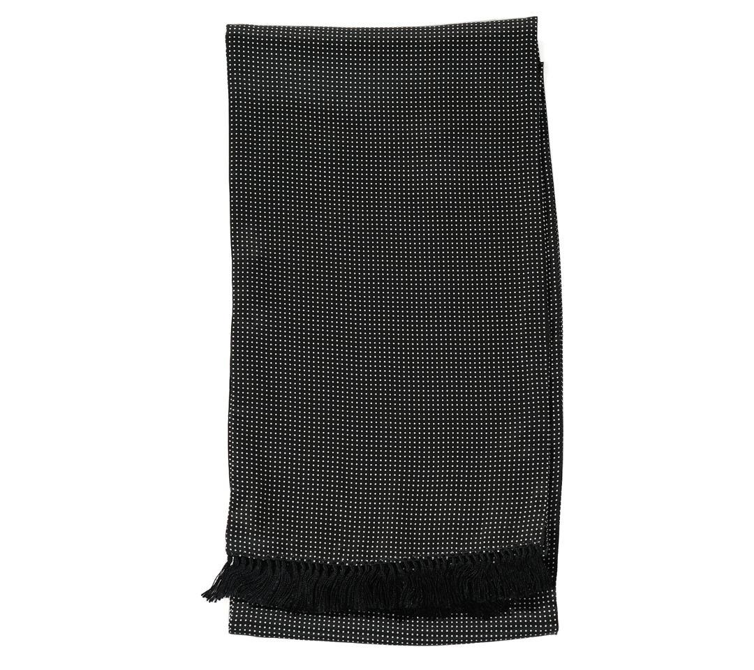 イタリア製 TOM FORD ドット柄 フリンジ シルクストール トムフォード