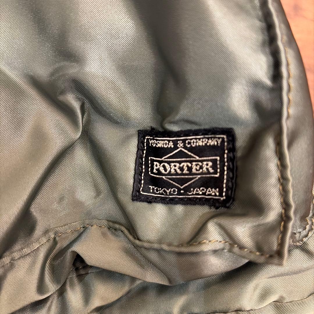 1/9まで値下げ　旧型　PORTER タンカー　2wayバッグ オリーブ