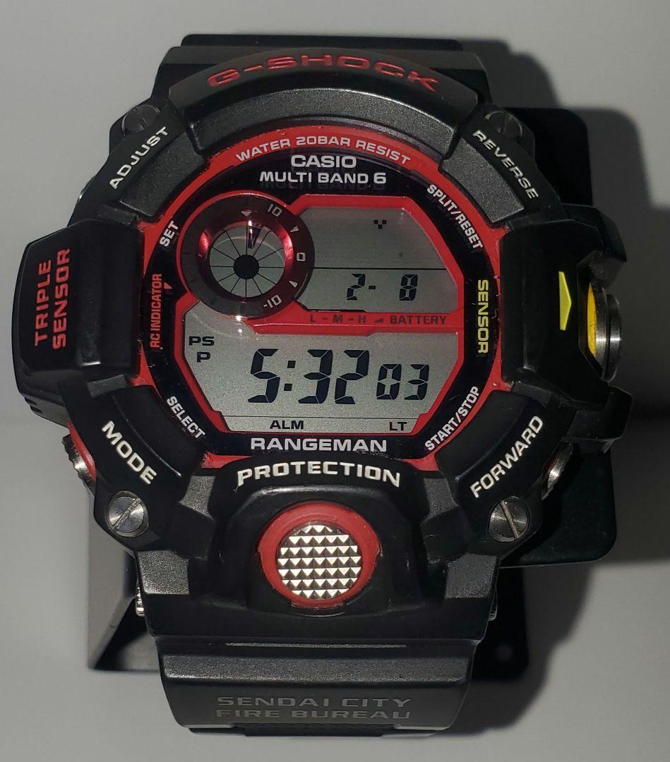 G-SHOCK RANGEMAN 緊急消防援助隊 コラボモデル(中古、本体のみ)