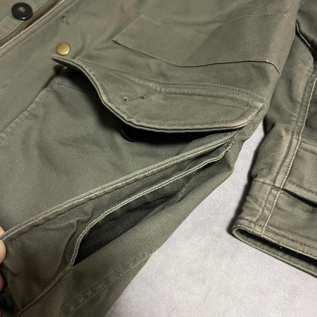 LACOSTE モッズコート 【3way】ボア ミリタリー　カーキ　ナイロン　緑