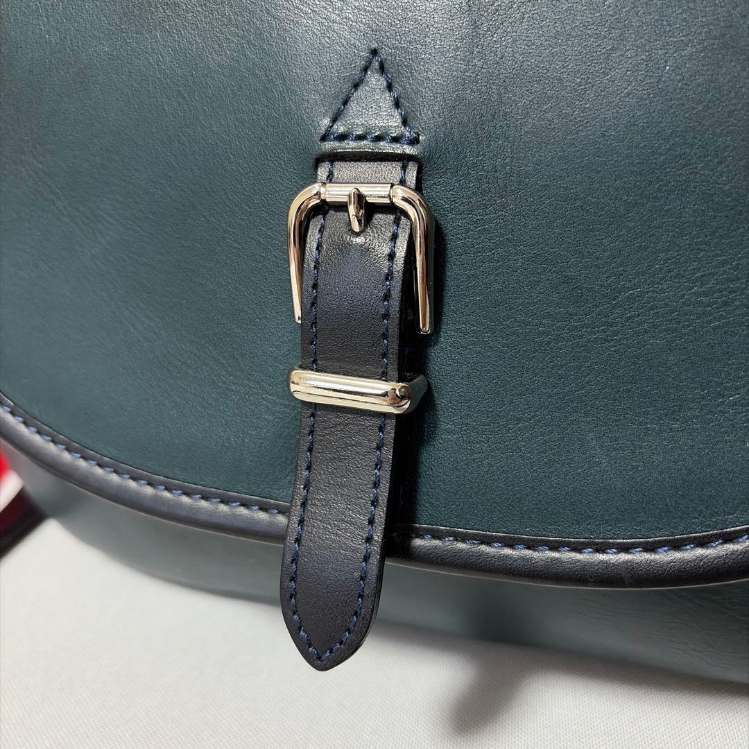 SOMES ソメスサドル レザー ショルダーバック フラップバック バイカラー