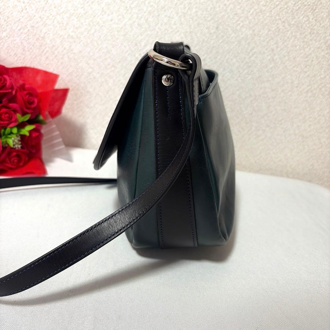 SOMES ソメスサドル レザー ショルダーバック フラップバック バイカラー
