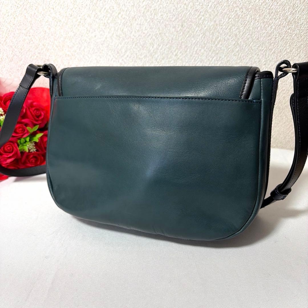 SOMES ソメスサドル レザー ショルダーバック フラップバック バイカラー