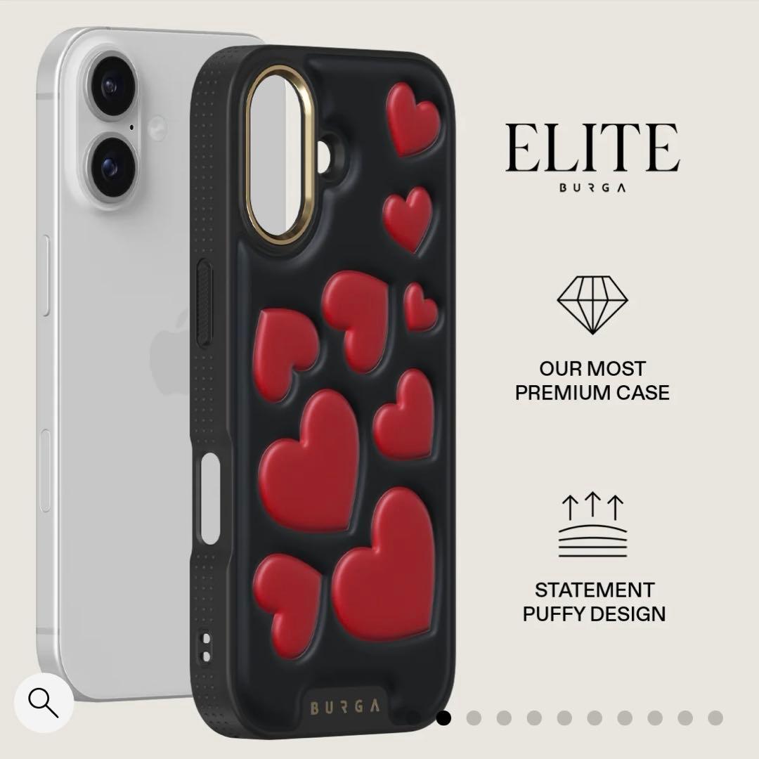 ブルガ BURGA ハートデザイン iPhone17ケース