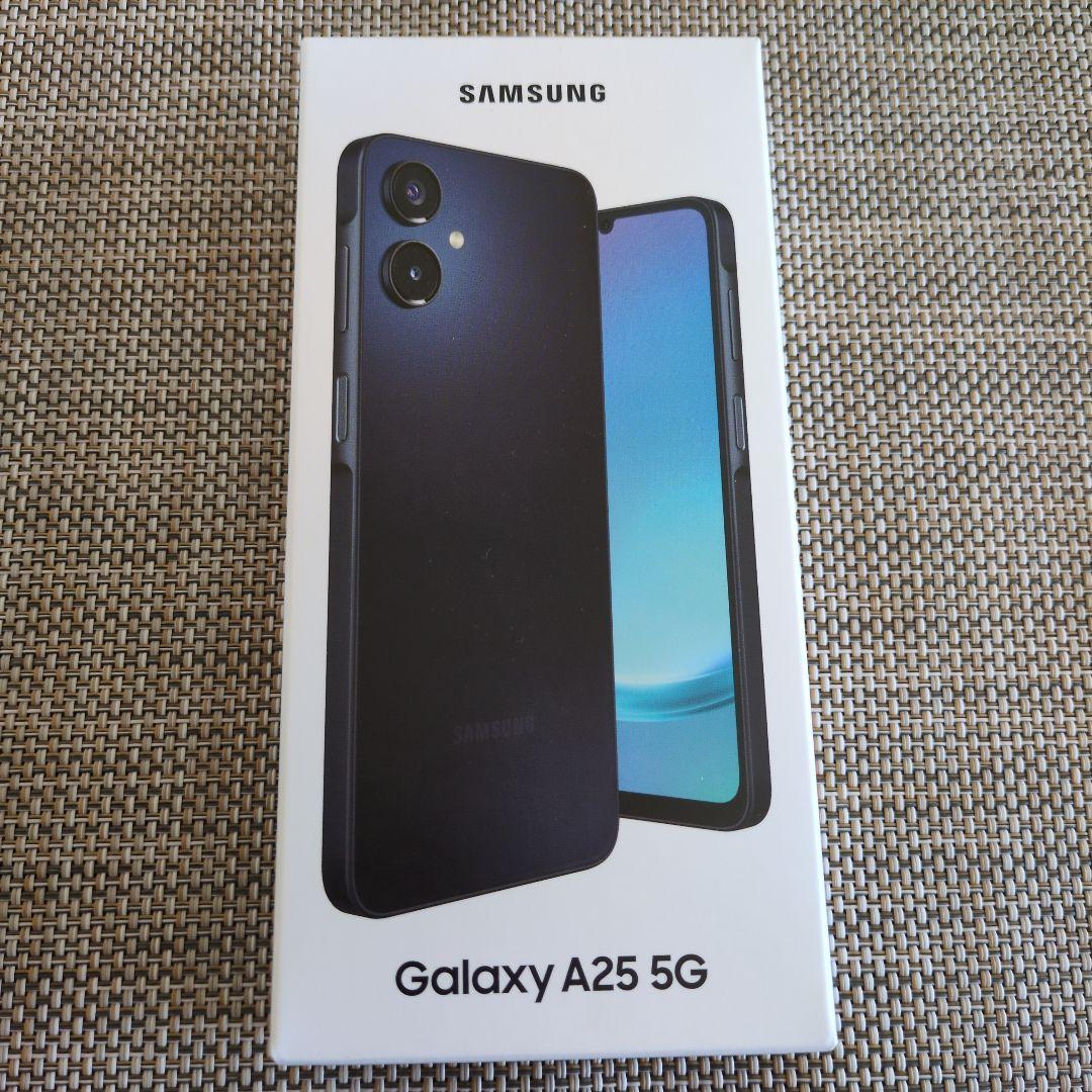 【新品未使用】Samsung Galaxy A25 5G 64GB 本体ブラック
