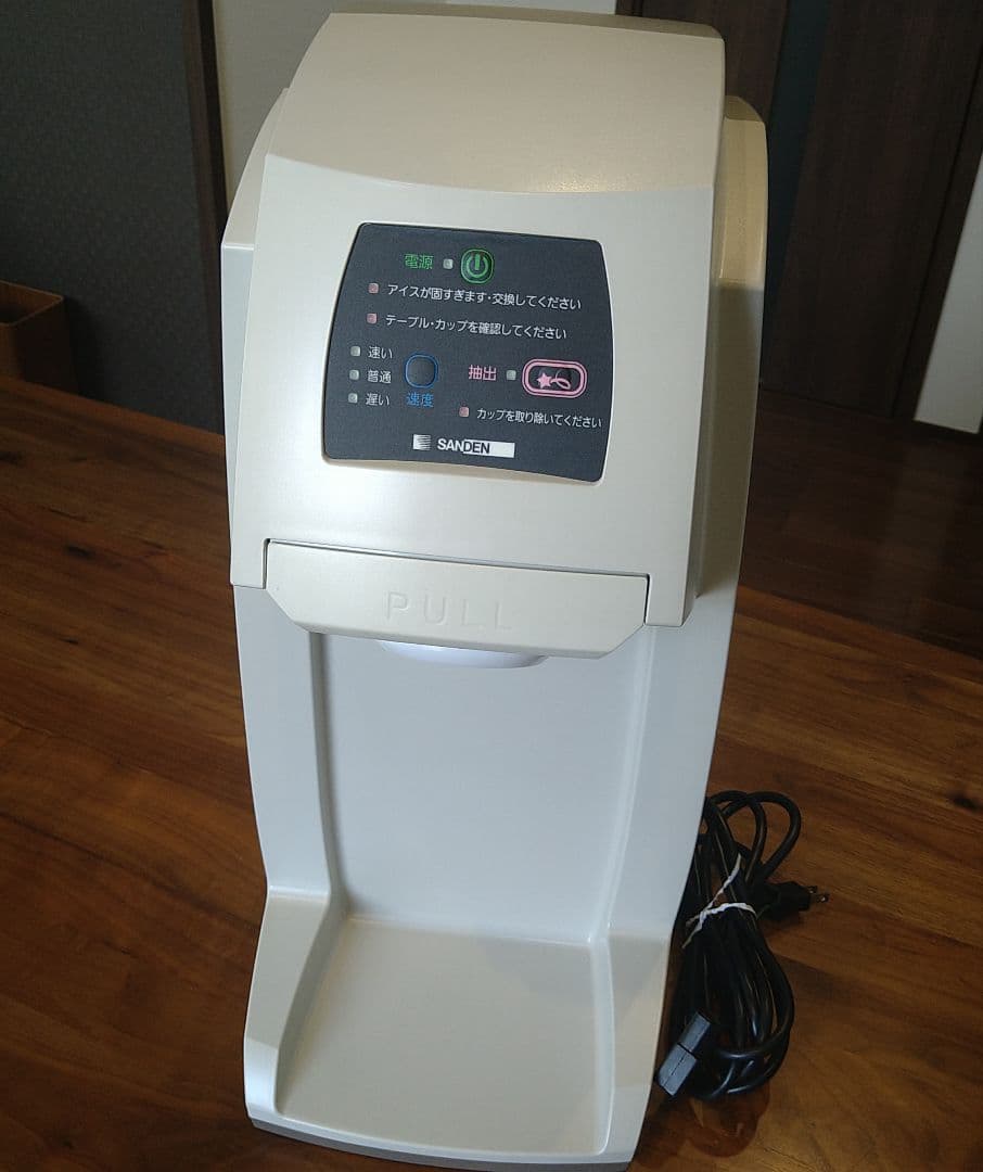 めいらく スジャータ サンデン ワンショット ソフトクリームメーカー ☆美品☆