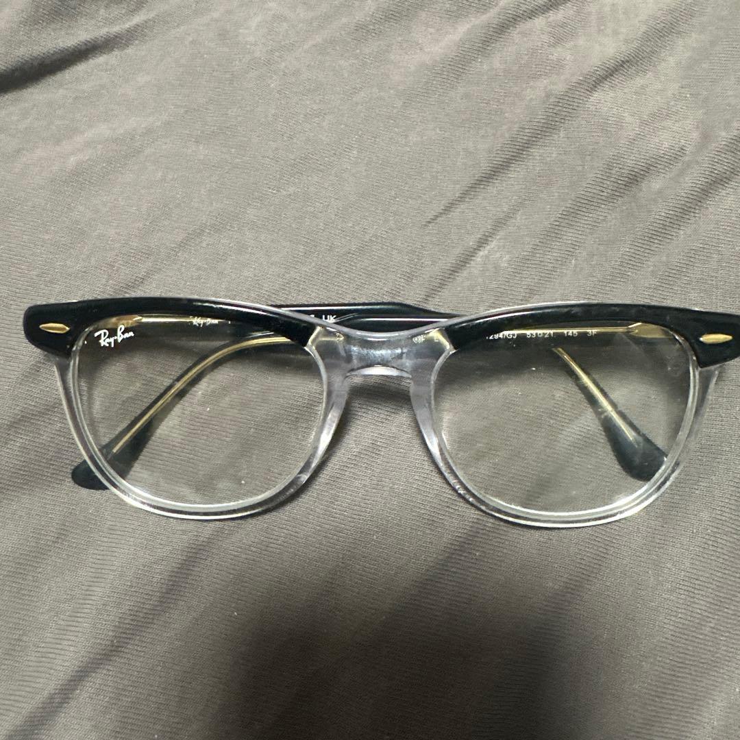 値下げしました！Ray-Ban ブラック/クリア サングラス