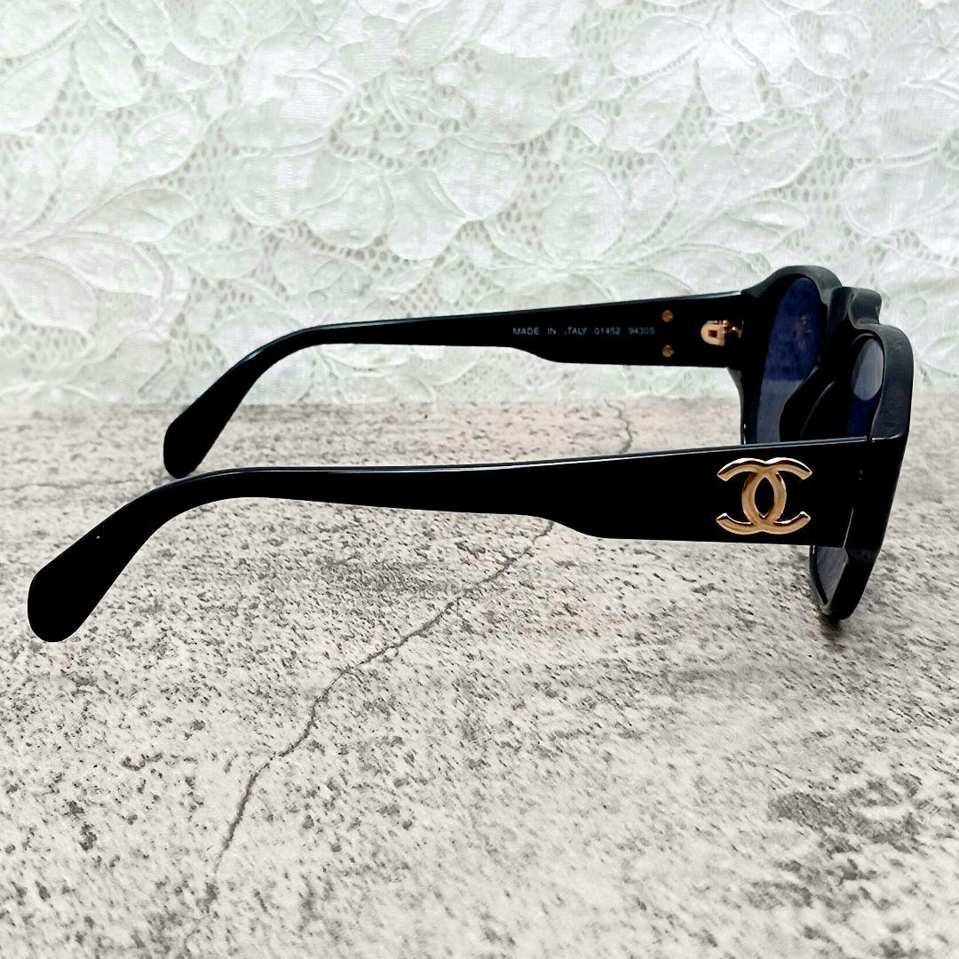 美品✨CHANEL シャネル✨サングラス ココマーク 黒 ケース付き