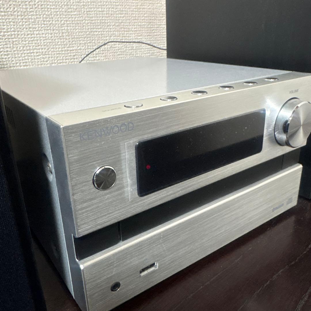 KENWOOD ミニコンポ シルバー　M-EB50