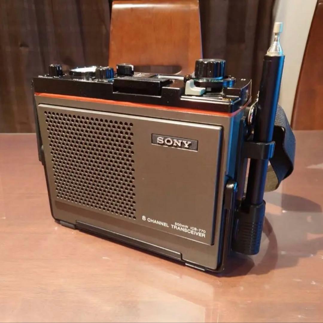 林*博様 【極美品純正】SONY ICB-770 8チャンネル　トランシーバー動