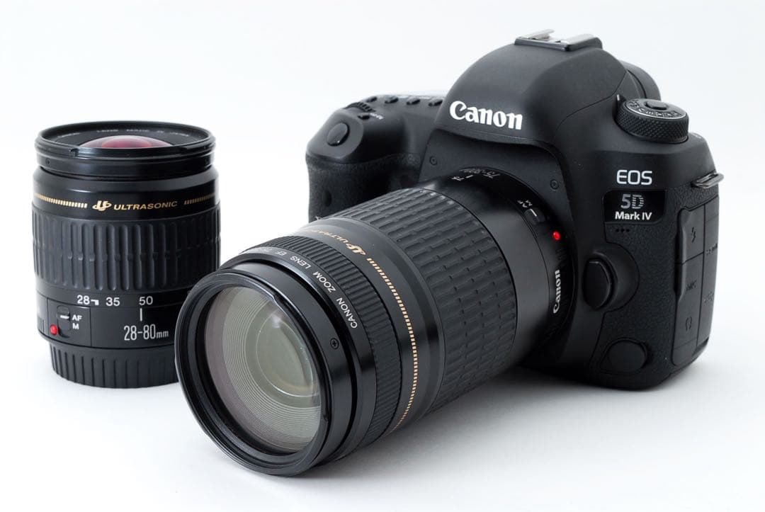 ☆保証付き☆Canon EOS 5D Mark IV標準&望遠レンズセット