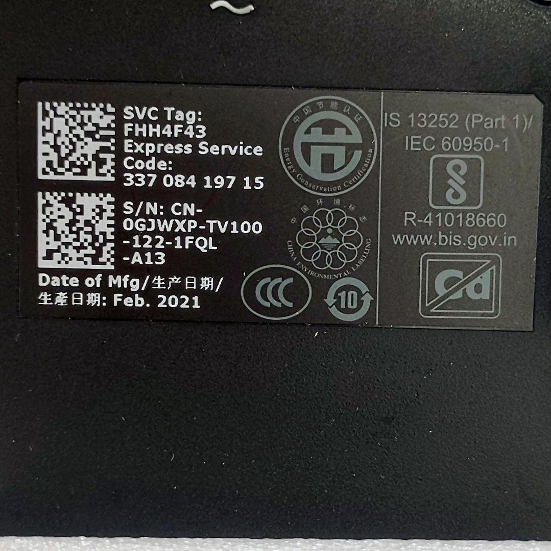 DELL LCD モニター 23.8インチ　 ボックス付き　2021年2月生産版