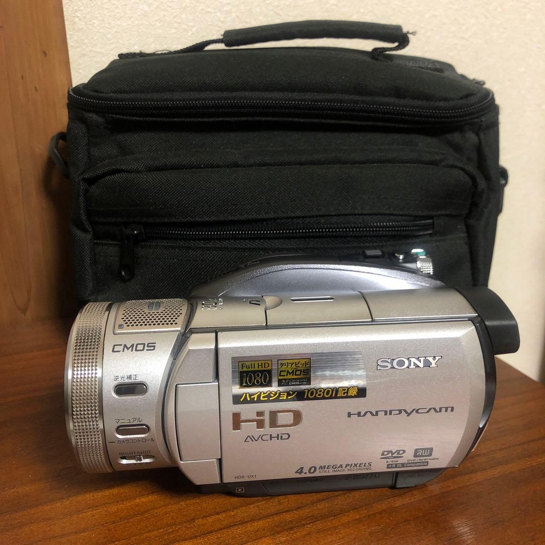 極美品 SONY HDR-UX1 ナイトショット機能付 ビデオカメラ