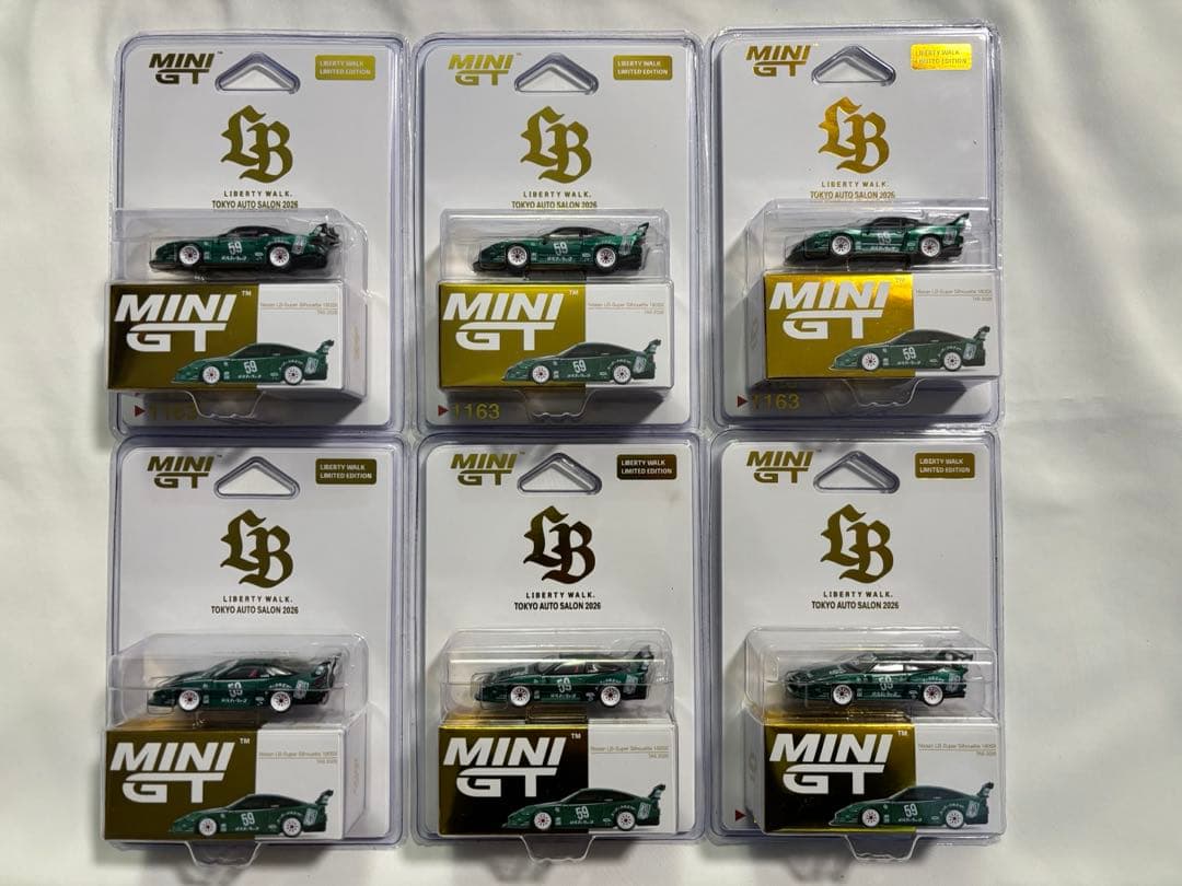 6セットLIBERTY WALK Mini gt 180sx 東京オートサロン