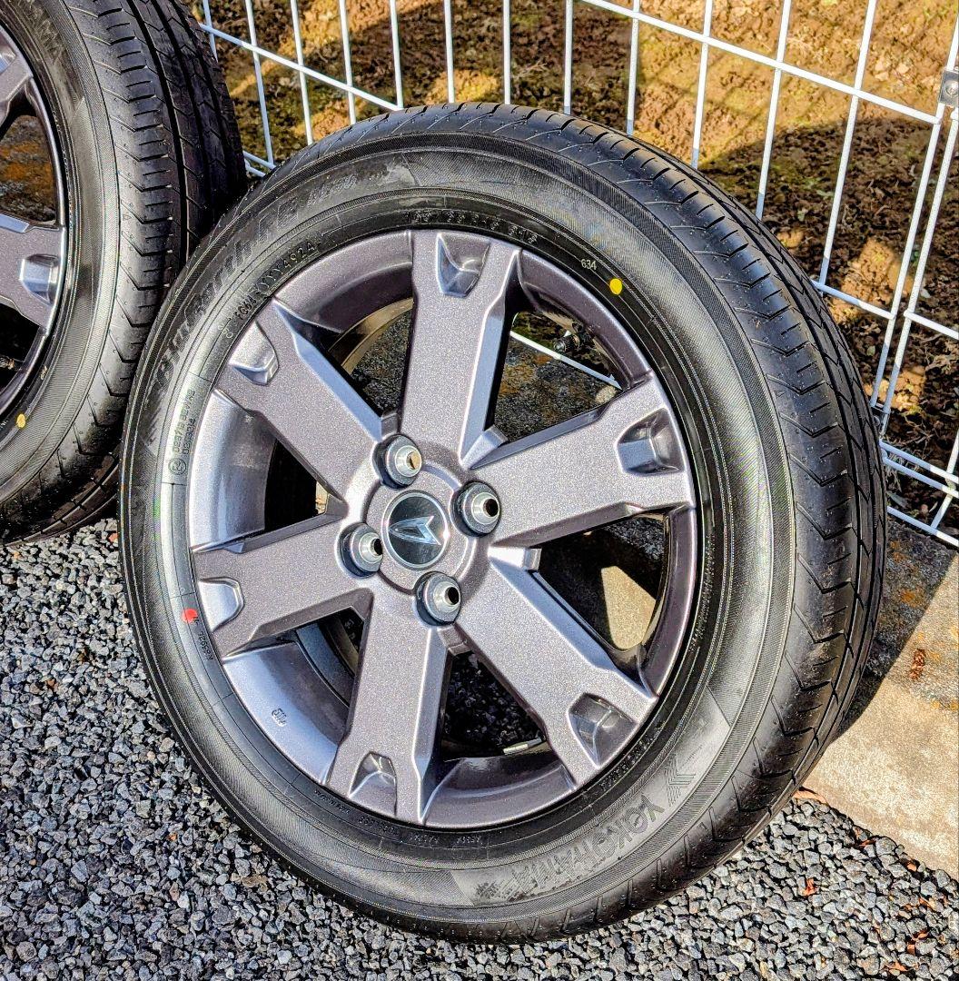 タフトダーククロムベンチャー新車外しタイヤセット