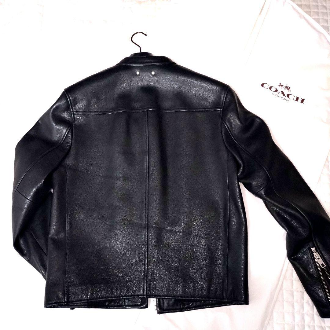 ✨美品✨COACH　シングルライダース　本革　レディース Lサイズ相当