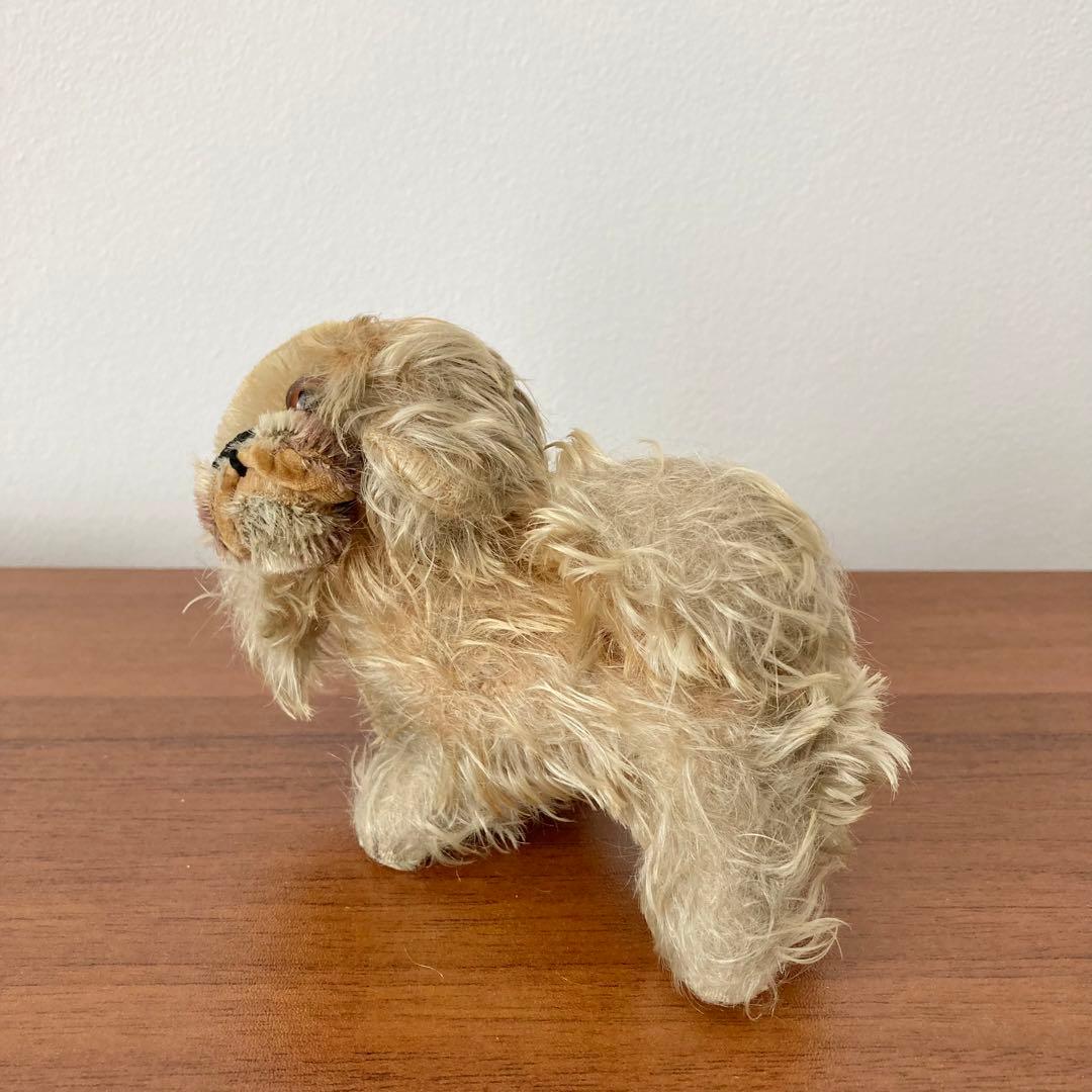 ペキニーズ　オールドシュタイフ　シュタイフ　犬　ぬいぐるみ　ドイツ　ヴィンテージ