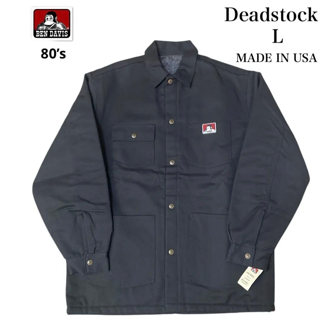 USA製BEN DAVIS 80's Deadstock Lサイズジャケット黒