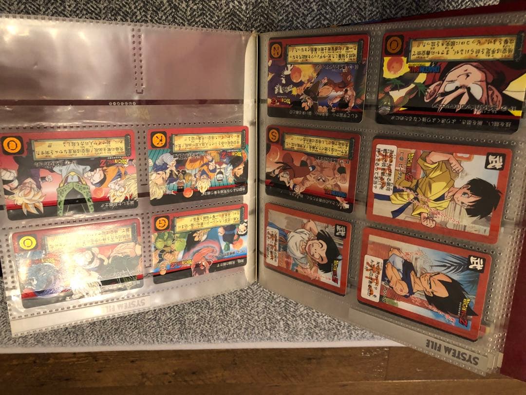 ホルダー付き旧ドラゴンボールカードダス52枚+ジャンボカードダス3枚