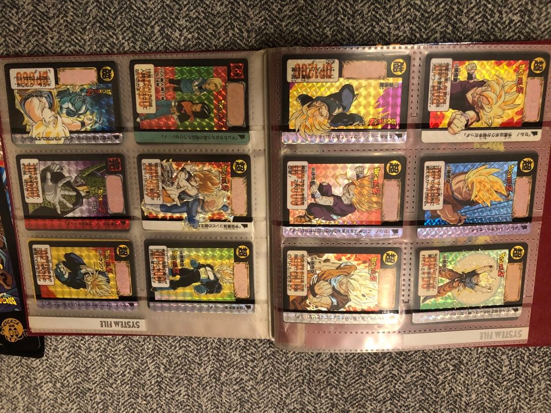 ホルダー付き旧ドラゴンボールカードダス52枚+ジャンボカードダス3枚