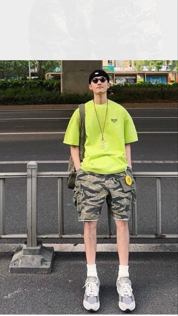 ＸPOSE タイガーカモカーゴショートパンツ