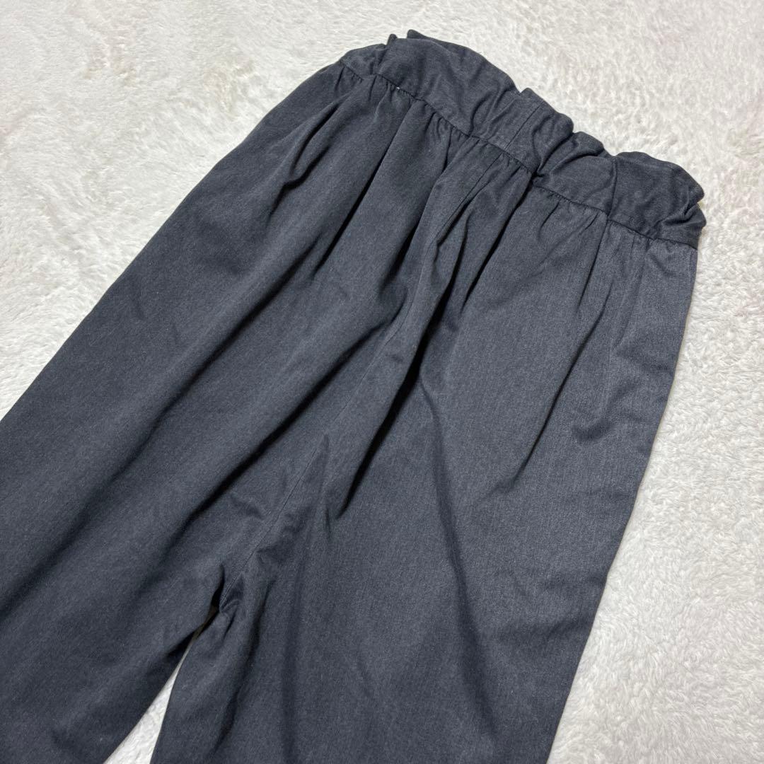 FIR MUM フィルマム　サルエルパンツ　グレー　コットン　ポリエステル