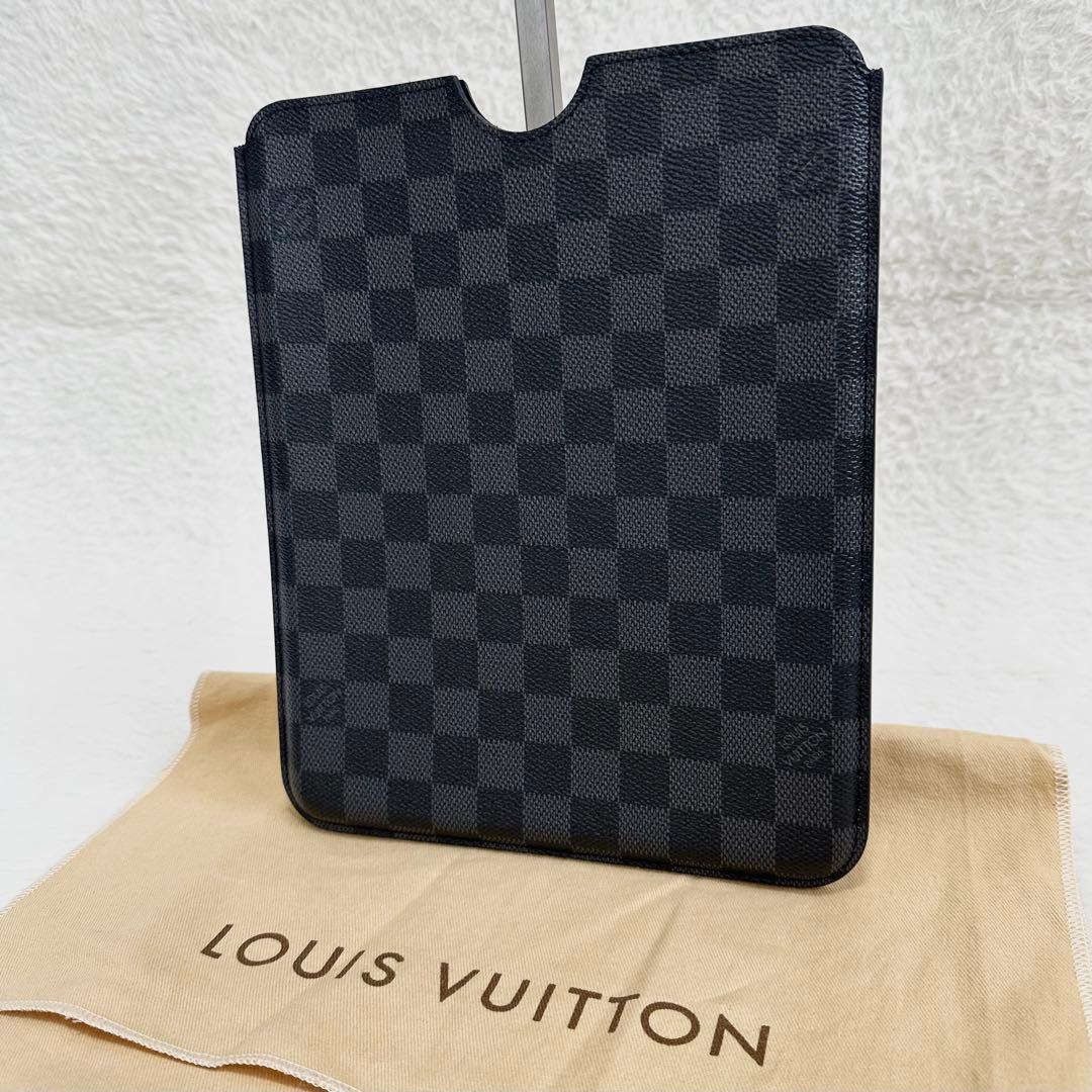 極美品✨Louis Vuitton iPad2ケース ダミエ グラフィット 高級