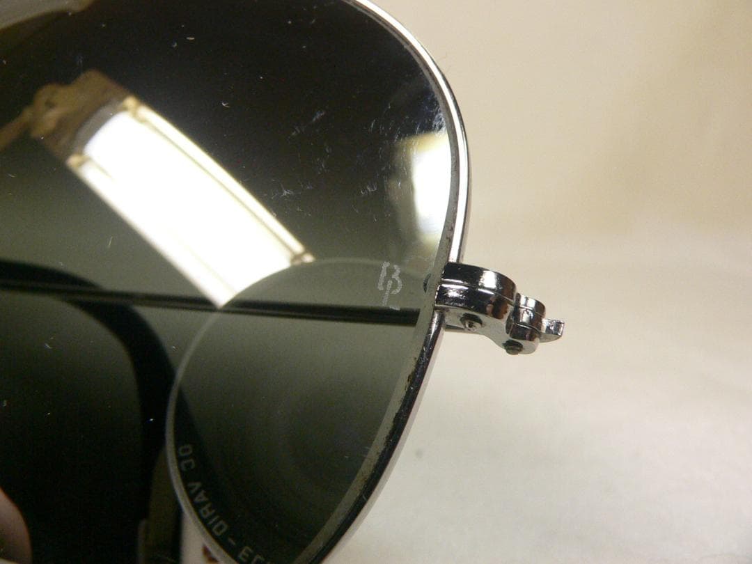 ★ B&L Ray-Ban シューター G31-DM ホワイトゴールド張り(？)