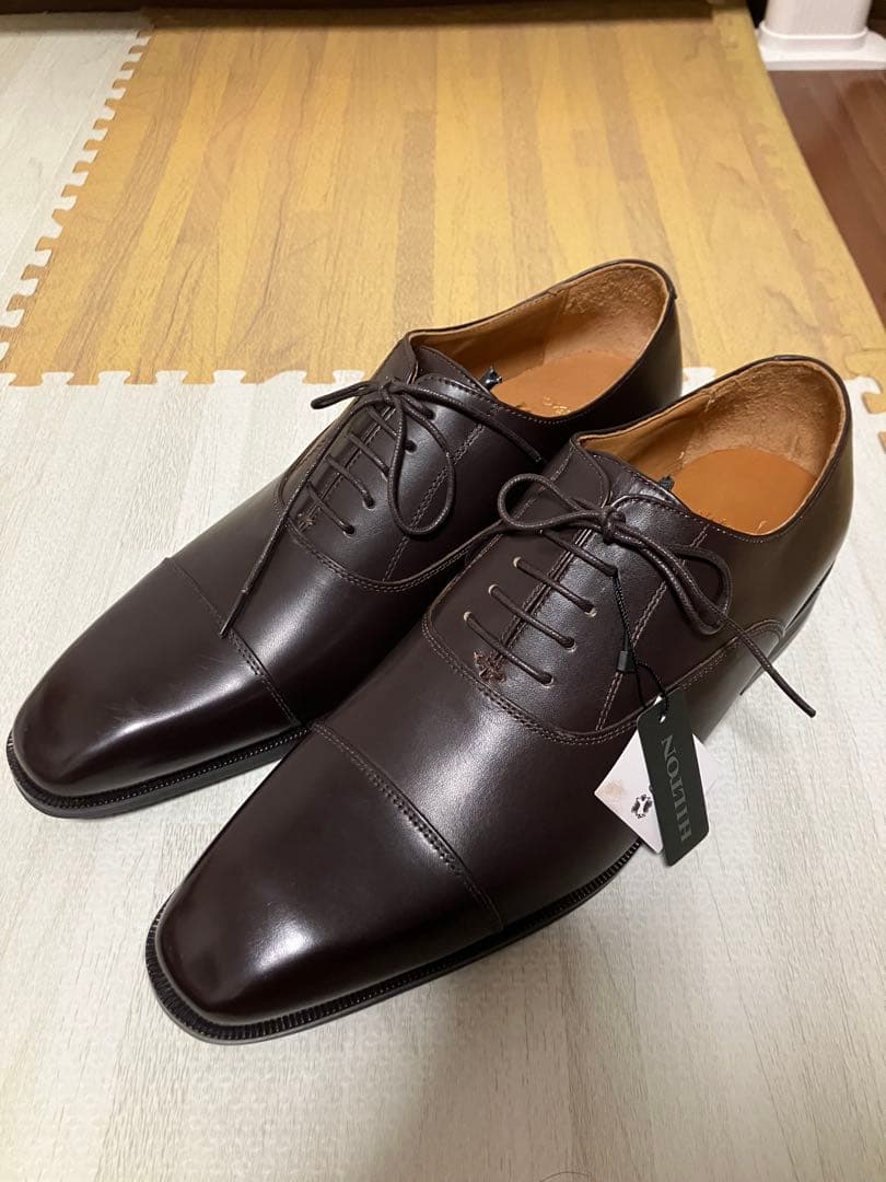 HILTON ドレスシューズ HT-115 25.5cm ダークブラウン　未使用