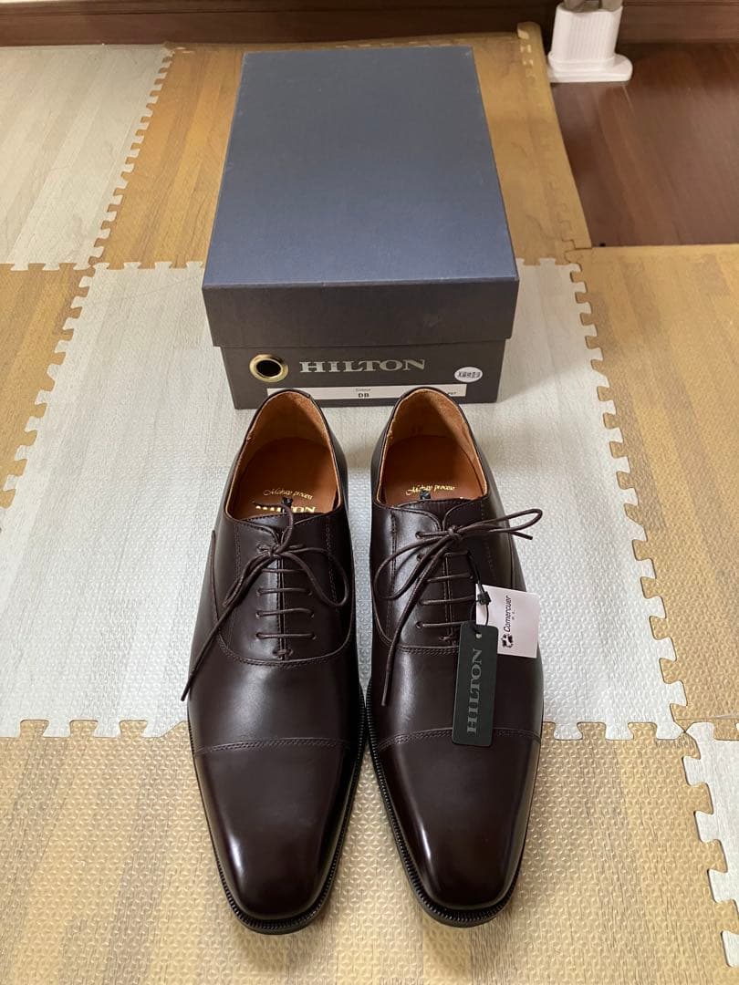HILTON ドレスシューズ HT-115 25.5cm ダークブラウン　未使用