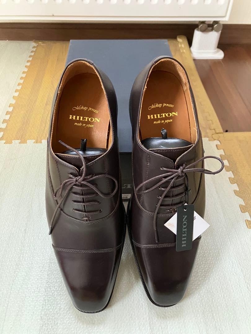 HILTON ドレスシューズ HT-115 25.5cm ダークブラウン　未使用