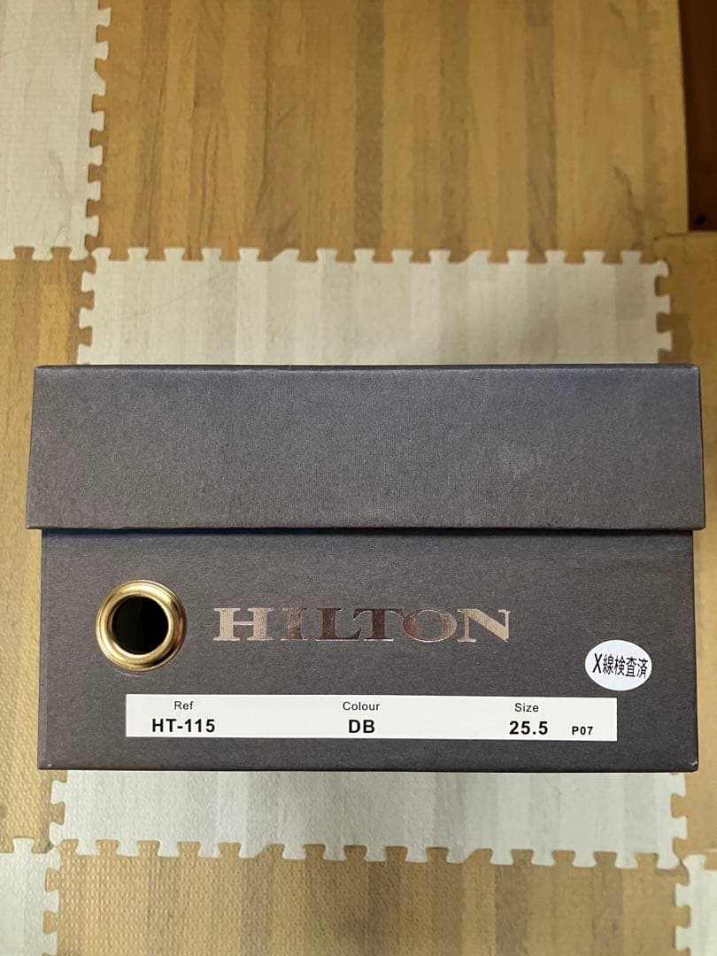 HILTON ドレスシューズ HT-115 25.5cm ダークブラウン　未使用