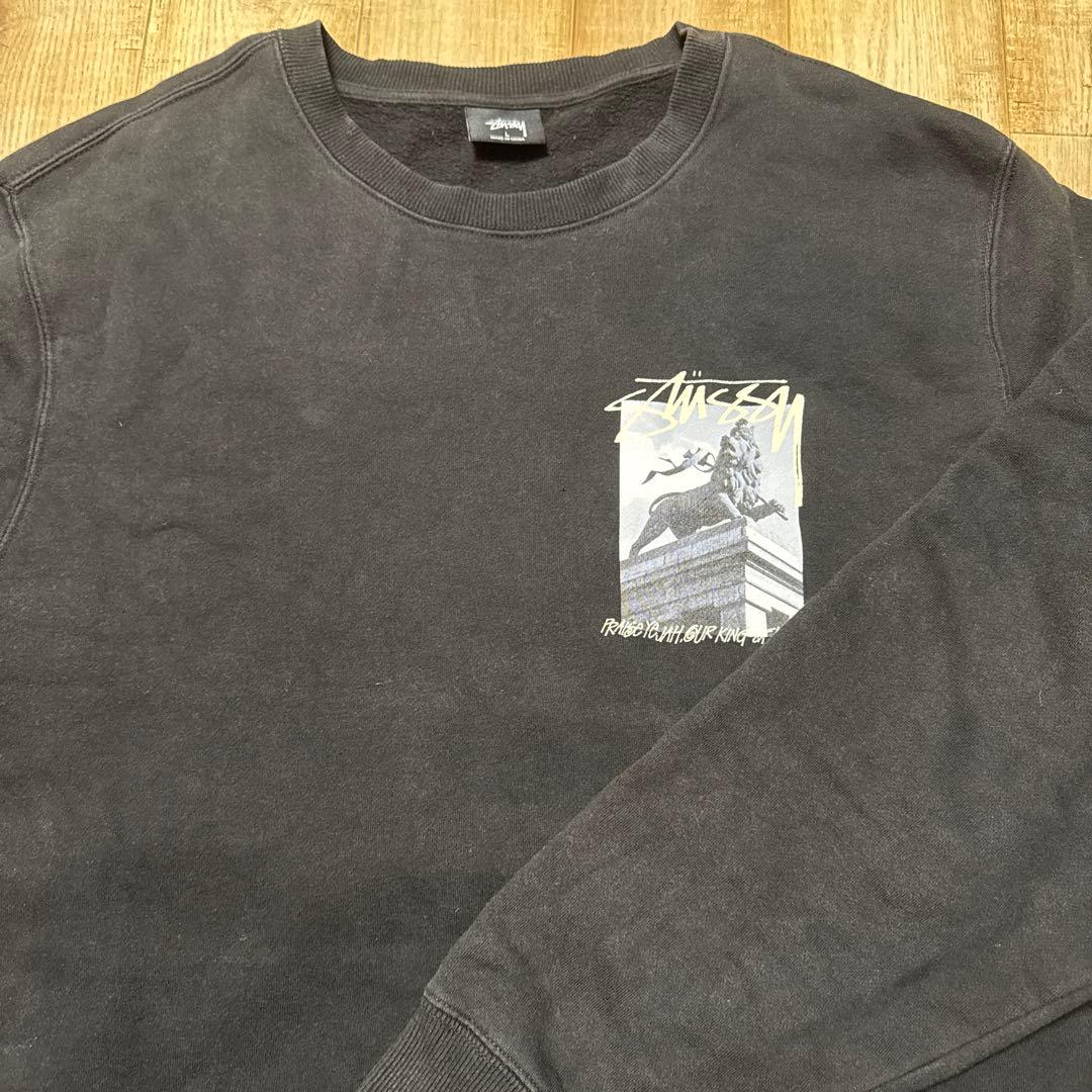美品Stussy ストゥーシー　スウェット L ブラック