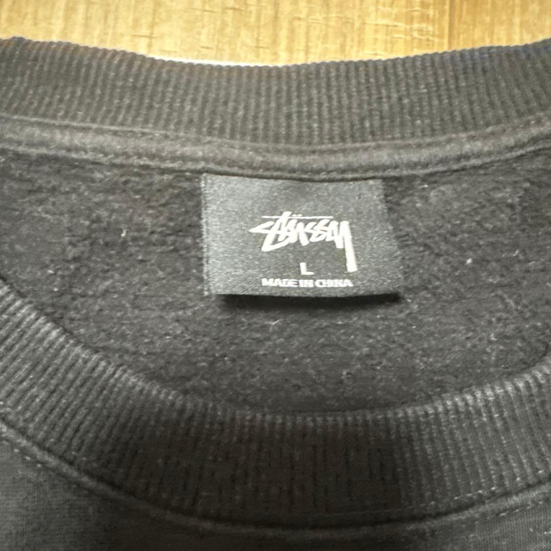 美品Stussy ストゥーシー　スウェット L ブラック