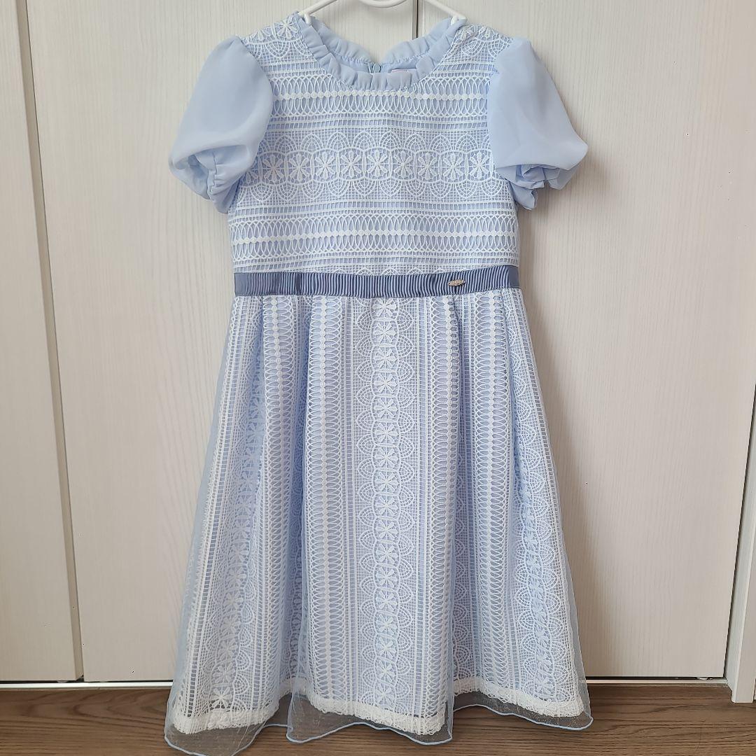 【再値下げ】ANNA SUI Mini 水色ドレス 130サイズ