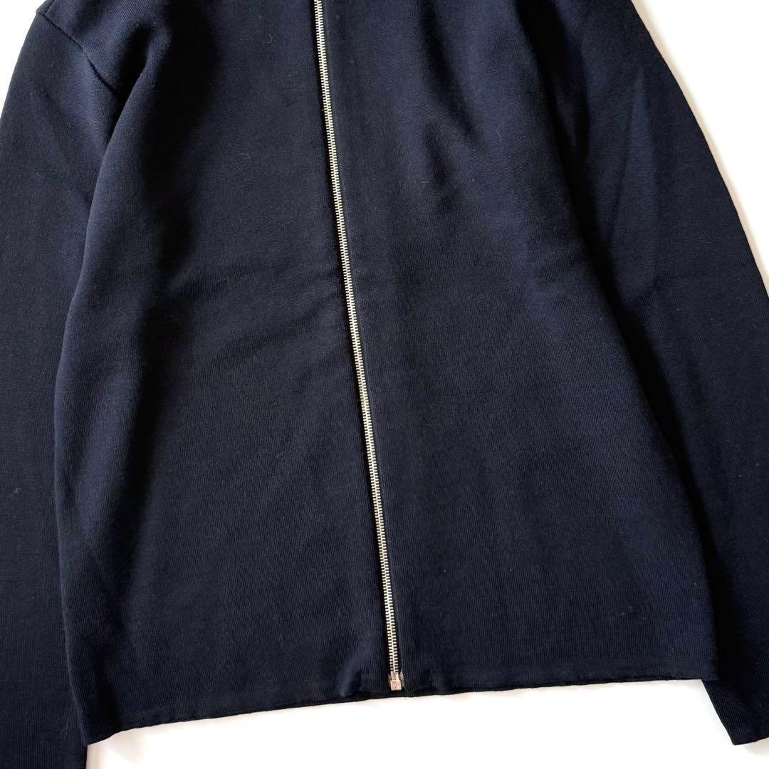 【フランス製】agnes b homme アニエスベー ドライバーズニット 濃紺