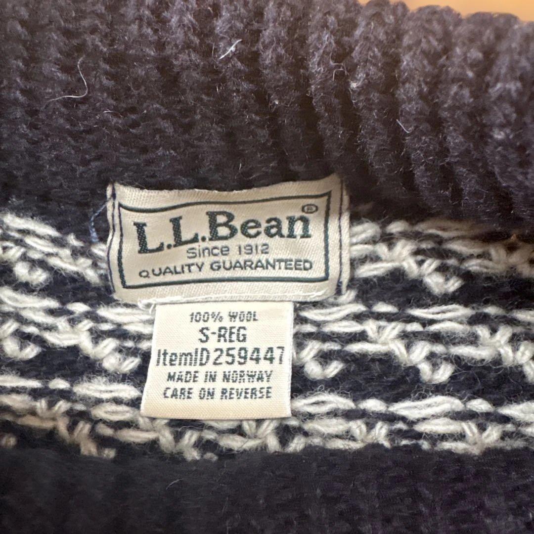 L.L. Bean バーズアイセーター　ノルウェー製