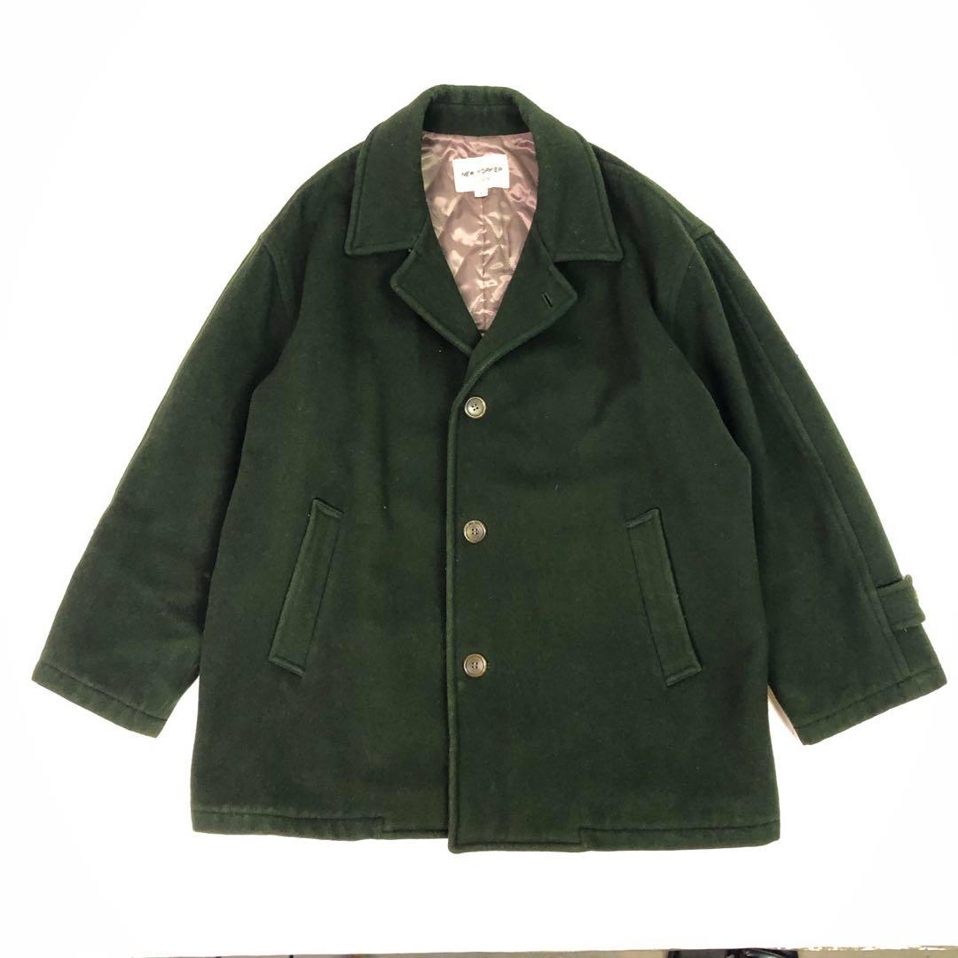 【90's】NEW YORKER Legend メルトンジャケット ハーフコート