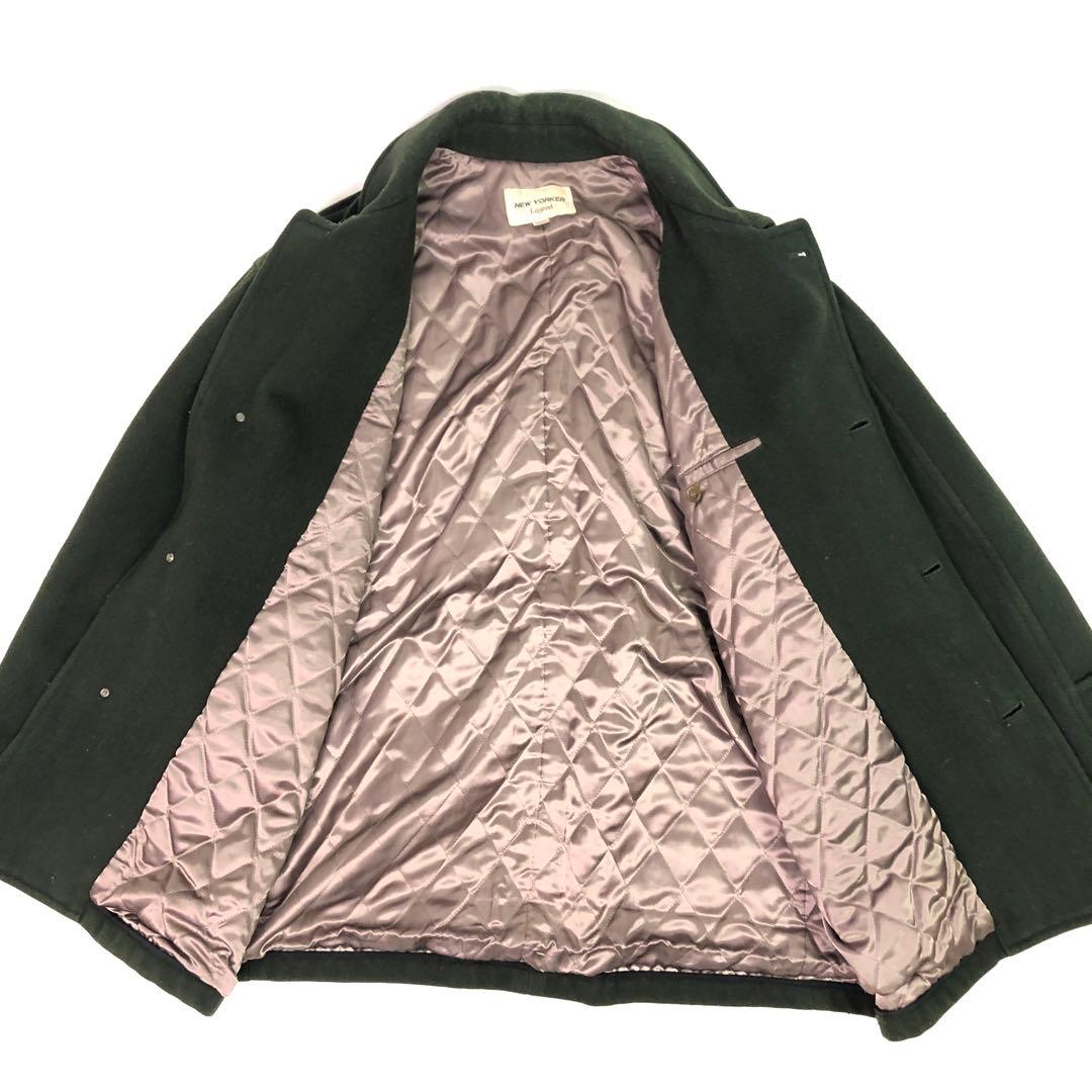 【90's】NEW YORKER Legend メルトンジャケット ハーフコート