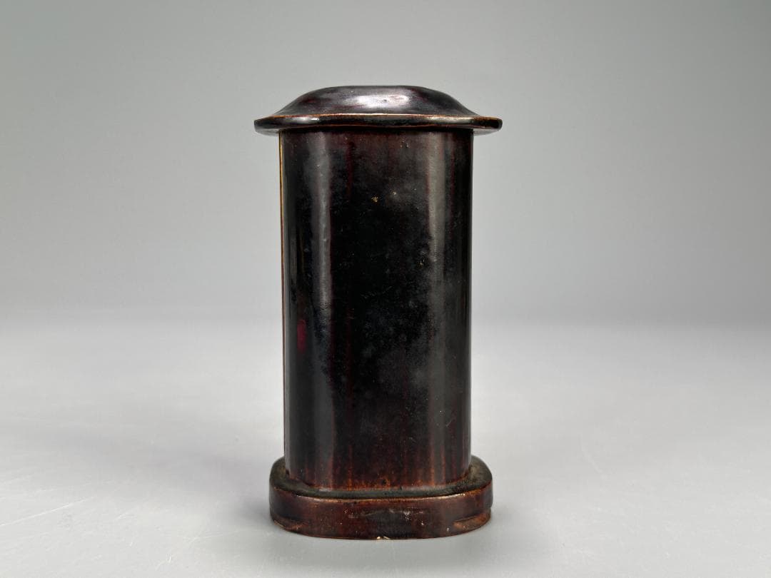 仏教美術　江戸時代　古銅製　観音像　銅仏　豆仏　時代厨子付き　古仏