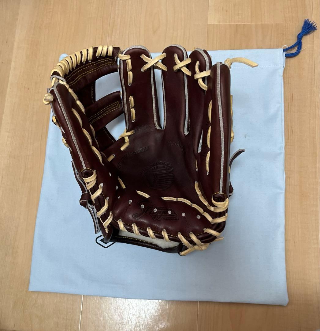 スラッガー 硬式グローブ 右投げ用 ダークブラウン高校野球対応