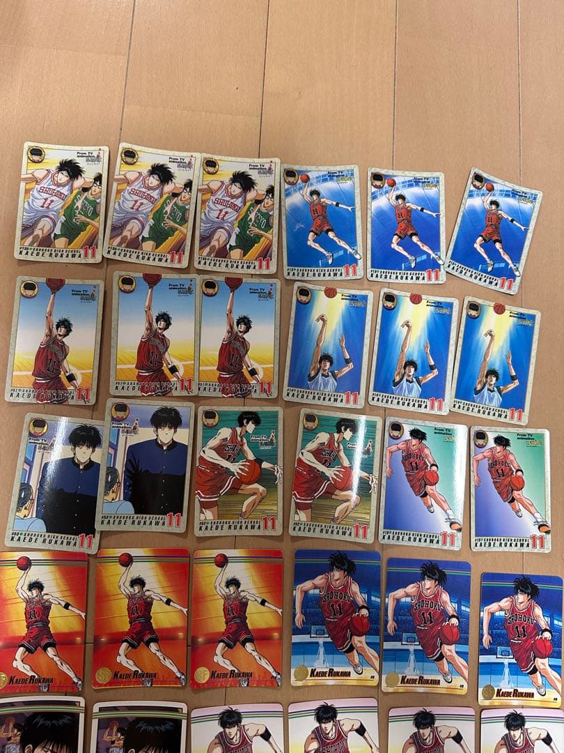 スラムダンク 流川楓 トレーディングカードセット