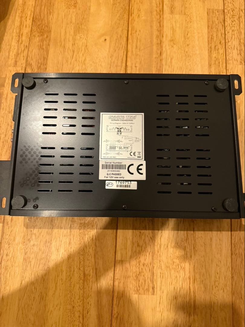 GROUND ZERO GZIA 4115HPX-II グランドゼロパワーアンプ