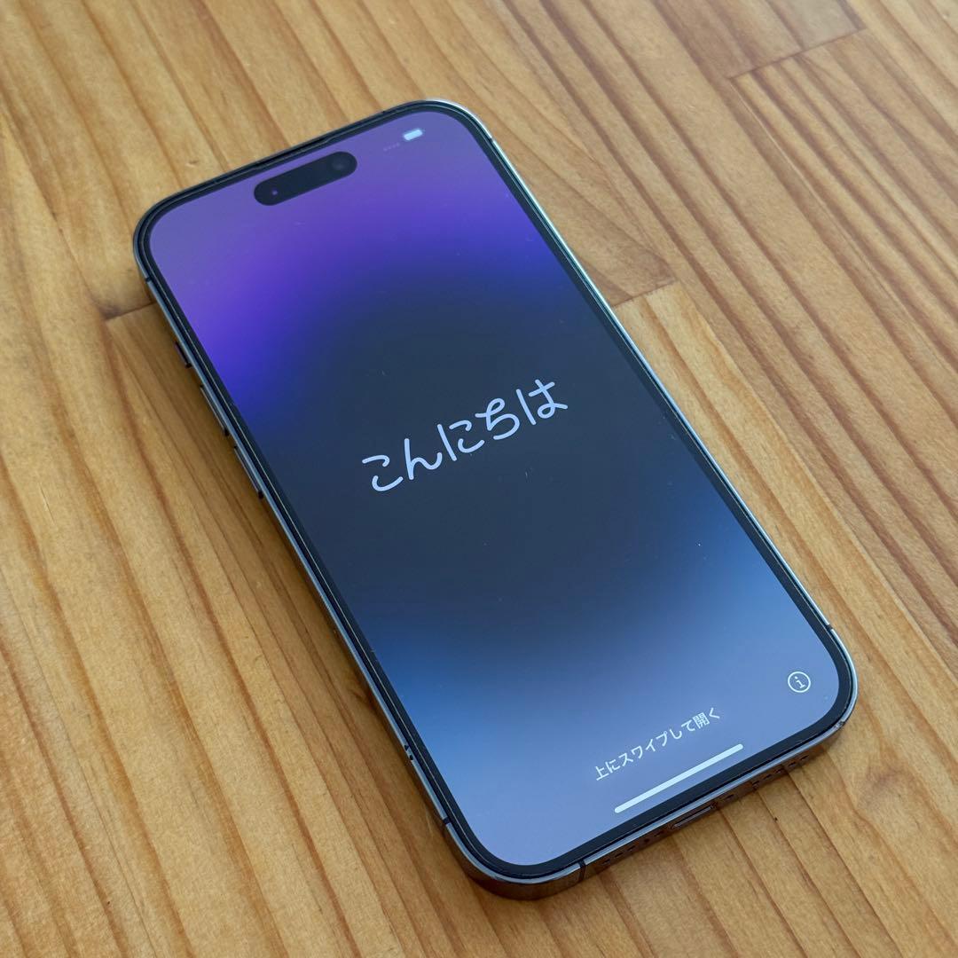 【美品】iPhone14プロ 本体 ディープパープル 256GB SIMフリー