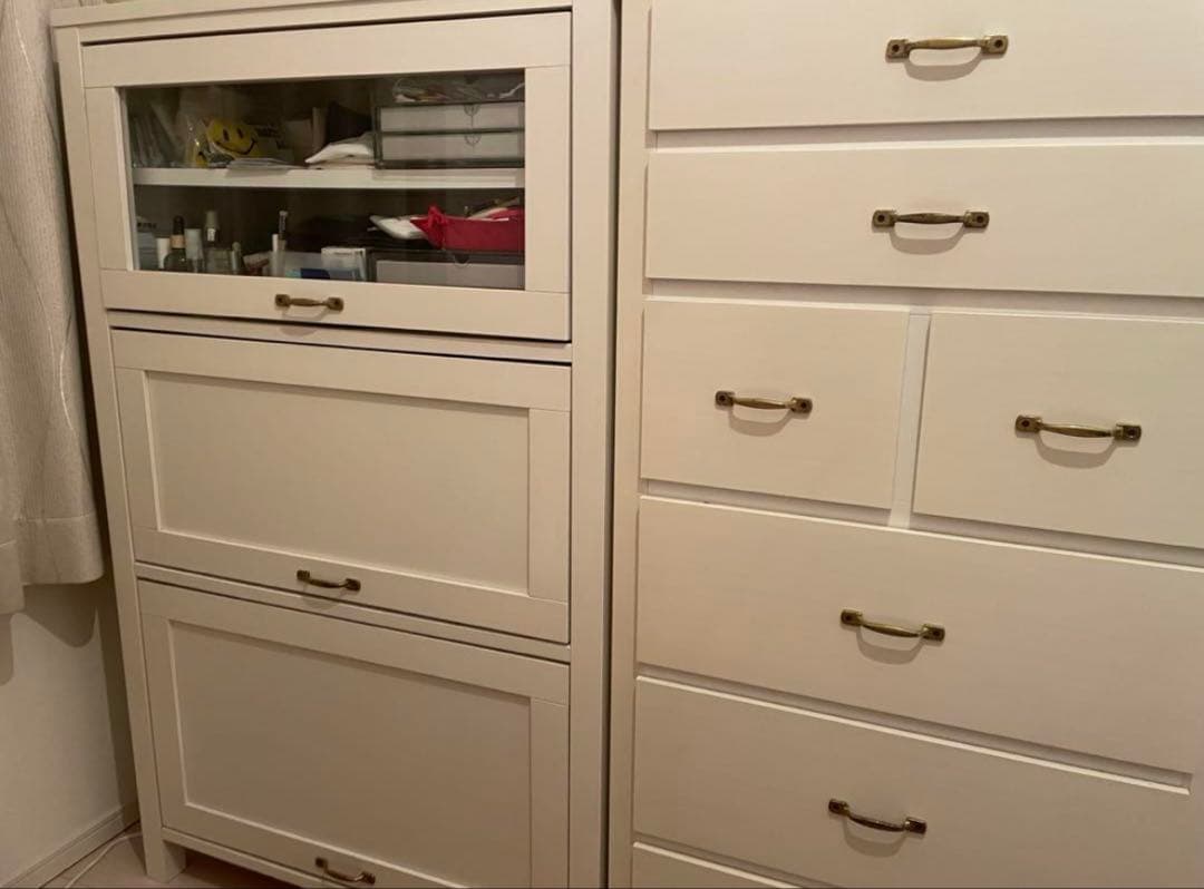 お値引きしました　モモナチュラル　チェスト　シェルシリーズ